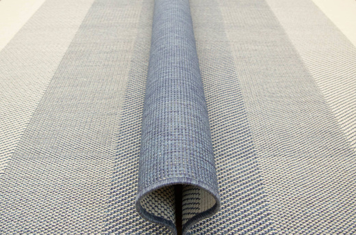 Dywan Dwustronny Sznurkowy Brussels 205248/10310 Ocean Niebieski Krem Pasy Outdoor