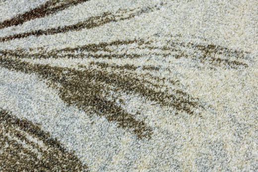 Dywan Ponte N852A l.grey/cream Brąz Szary Listki