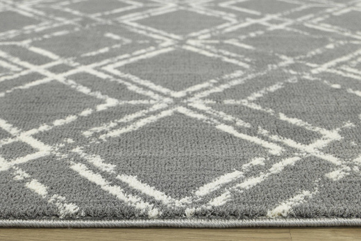 Dywan Karof 2588A grey/white 43 Szary Krem Romby