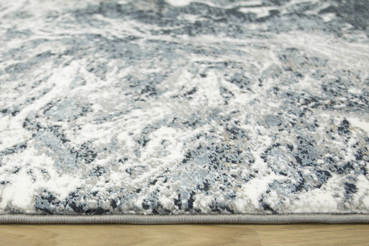 Dywan Exclusive 101 grey/navy Niebieski Szary Marmur