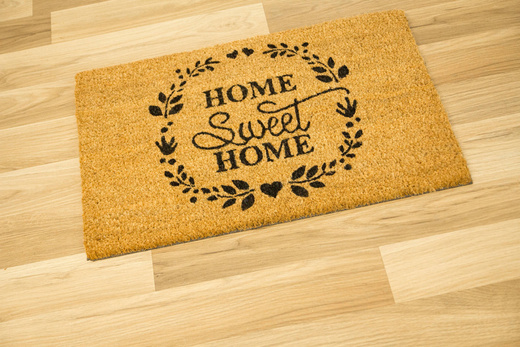 Antypoślizgowa Wycieraczka Kokosowa Retro Home Sweet