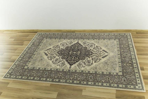 Wełniany Dywan Agnella Isfahan Leyla Alabastrowy Ornament