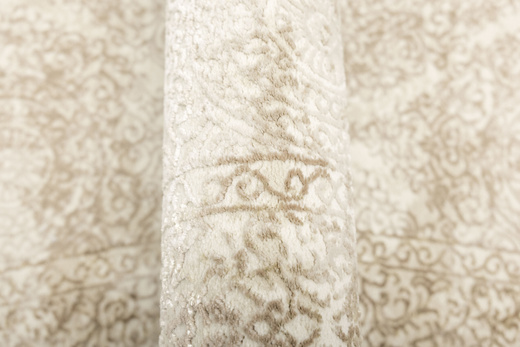 Lśniący Dywan Allora Plus 7754A cream/cream Ornament Beż Krem