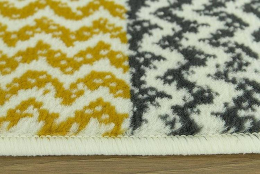 Dywan Luna 503568/89935 mustard patchwork