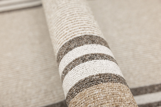 Chodnik Colorado 5412 Brąz Beż Pasy szerokość 80 cm