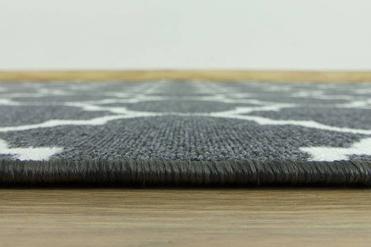 Dywan Clover 29 ciemny szary koniczyna marokańska