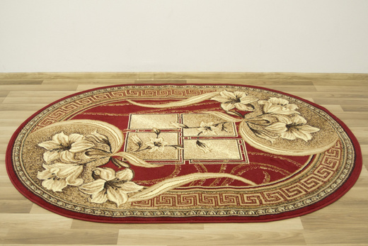 Dywan Gold 365/22 owalny bordo