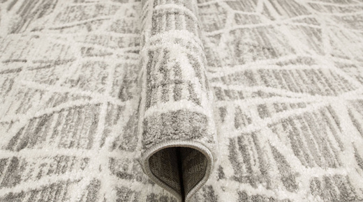 Chodnik Loris G162D cream/d.grey Stebrzysty Szary Krem szerokość 70 cm