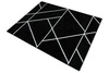Dywan Lima C877B black/white Czarny Krem Trójkąty
