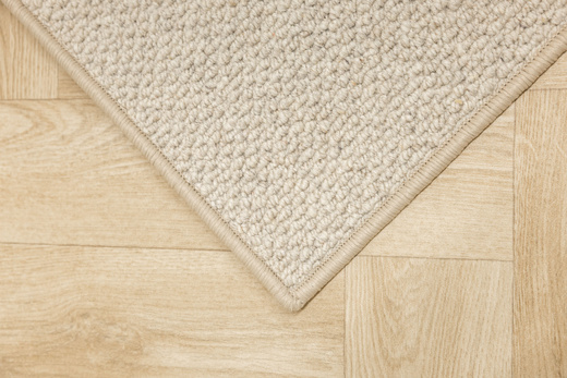 Wełniany Dywan Pętelkowy Clanton 274 ab Krem Gruby Splot