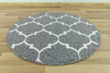 Dywan okrągły Clover 19  j.szary koniczyna marokańska
