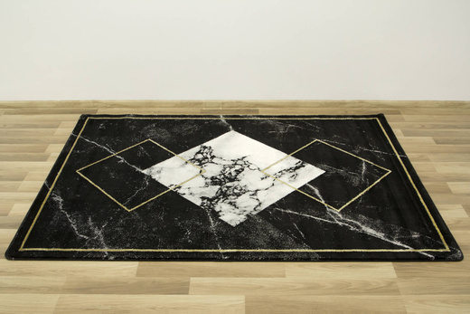 Dywan Diamond K4477G gold/gold Marmur Romby