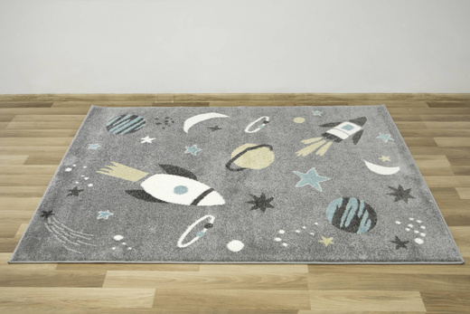 Dywan Lima C276A l.grey/cream Rakiety Kosmos Szary