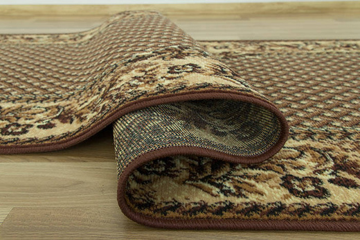 Chodnik Gold 316/12 brąz szerokość 120 cm