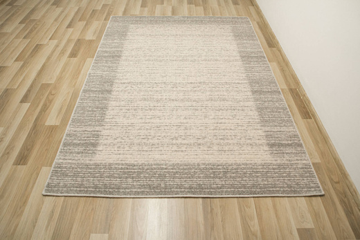 Wełniany Dywan Isfahan-M Cyryna Popielaty Ramka