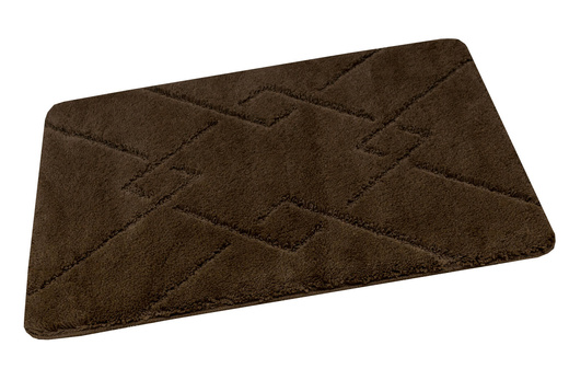 Dywanik Łazienkowy Antypoślizgowy Moreno Brown Brąz Romby