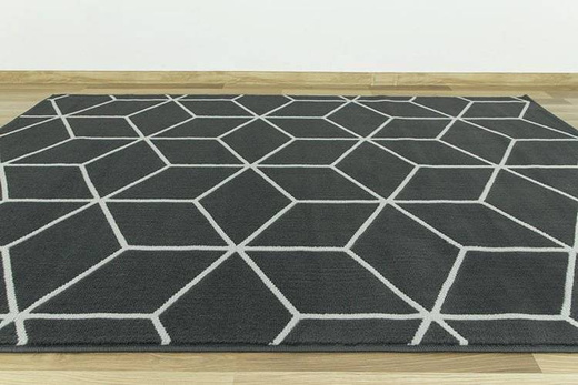 Dywan Luna 503746/89922 d.grey cubes grafitowy ch