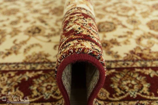 Wełniany Dywan Agnella Isfahan Anafi Bursztyn