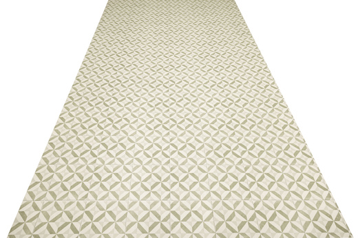 Wykładzina PCV Feelings Winslow 501 Mozaika Zieleń Krem szerokość 1,5 m