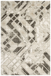 Dywan Garda P1149 Gray Szary Krem Romby Marmur