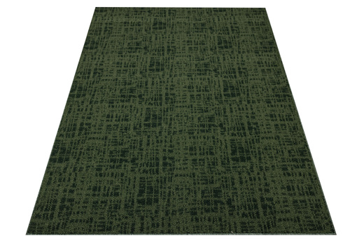 Wykładzina Pętelkowa Traffic 45 Butelkowa Zieleń Kratka Melanż szerokość 4 m