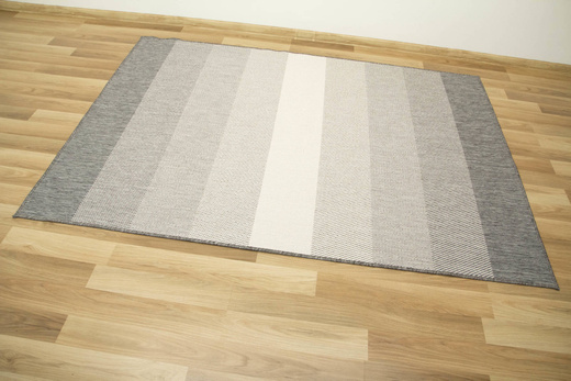 Dywan Dwustronny Sznurkowy Brussels 205248/10010 silver pasy Outdoor