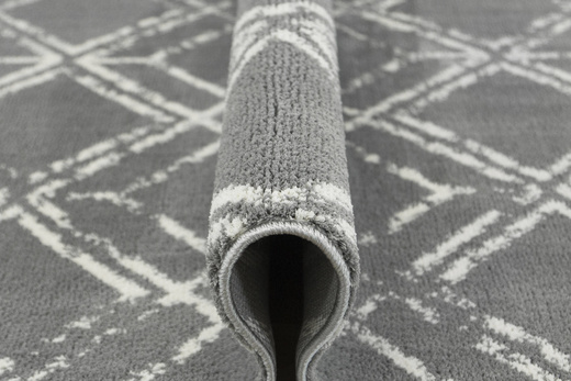 Dywan Karof 2588A grey/white 43 Szary Krem Romby