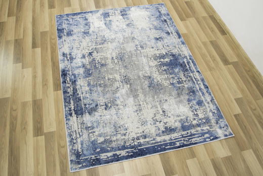 Dywan Verano C464A m grey/l.blue Niebieski Szary Krem Dwupoziomowy