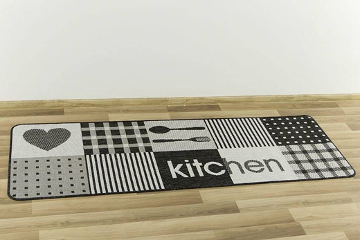 Antypoślizgowy Dywan Kuchenny Flex 19053/08 grey Grafit