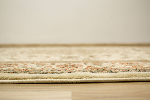 Owalny Dywan Super Rose D373A cream/cream Ornament Jasny Beż Krem