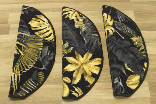 Nakładki na schody półokrągłe Monstera GOLD