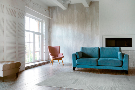 Dywan Misha J087A l.grey/d.grey Szary Półkola Linie