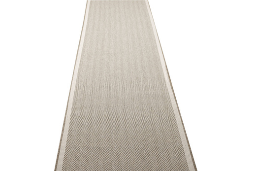 Dwustronny Sznurkowy Chodnik Brussels 205681/10610 Linen Krem Beż Jodełka szerokość 100 cm