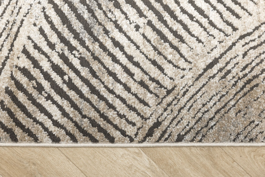 Dywan Owalny Matara P171A sp.antra/l.beO Beż Szary Kaszmir Linie