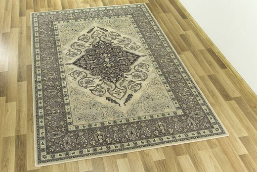 Wełniany Dywan Agnella Isfahan Leyla Alabastrowy Ornament