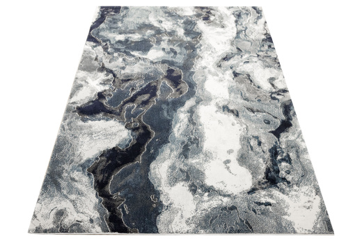 Dywan Argent 15094 U11 Blue Niebieski Szary Marmur