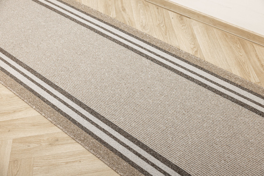 Chodnik Colorado 5412 Brąz Beż Pasy szerokość 80 cm