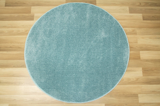 Okrągły Dywan Lima 2081A blue/blue Jasny Turkus