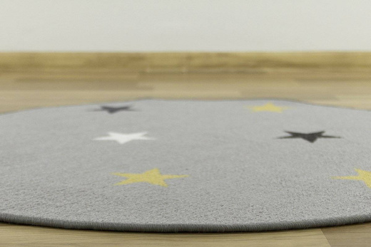 Okrągły Dywan Stars Gwiazdki 19