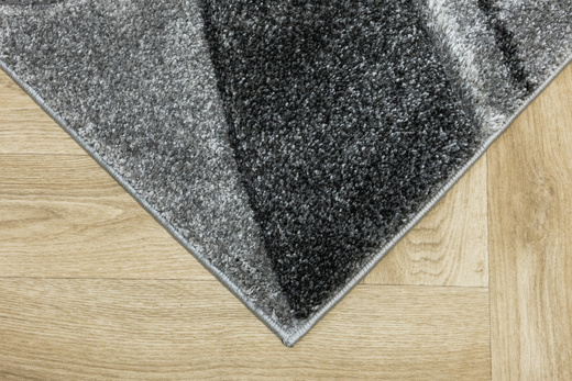 Dywan Kandy N402A m.grey/antraci Fale Abstrakcja Szary Grafit Fryz