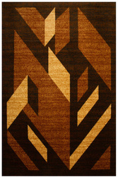 Dywan Agnella Standard Kanas Cynamon Beż Brąz Abstrakcja