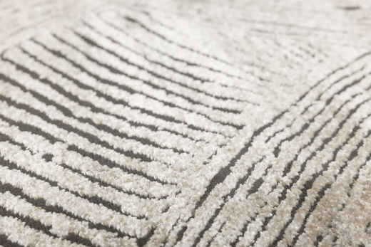 Dywan Owalny Matara P171A sp.antra/l.beO Beż Szary Kaszmir Linie