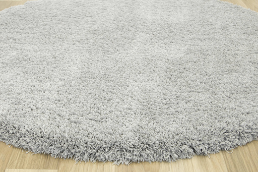 Okrągły Dywan Pleasure 74 Szary Shaggy