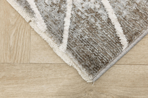 Dywan Camilla 614 mink/grey Szary Beż Beton Pasy