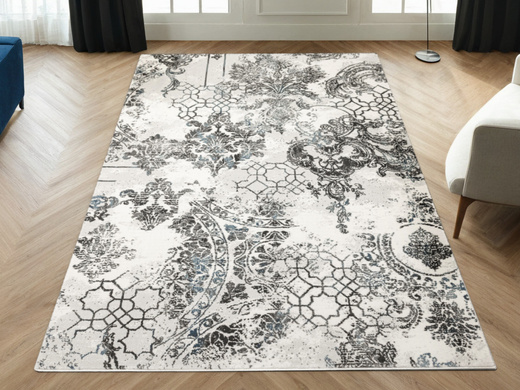 Dywan Argent 14721 U11 Blue Krem Szery Niebieski Ornament