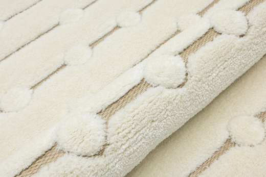 Dywan Shaggy Lula Soft IM49A Krem Beż Kropki