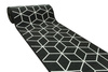 Antypoślizgowy chodnik cubes 29 grafitowy szerokość 67 cm