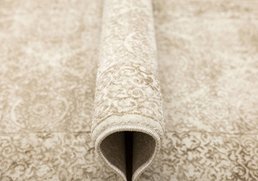 Chodnik Allora Plus 7754A l.beige Beż Krem Złoty Ornament szerokość 80 cm