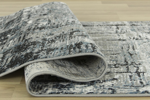 Chodnik Home NP138 grey/navy szerokość 80 cm