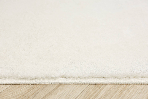 Dywanik Łazienkowy Antypoślizgowy Malmo Biały Shaggy